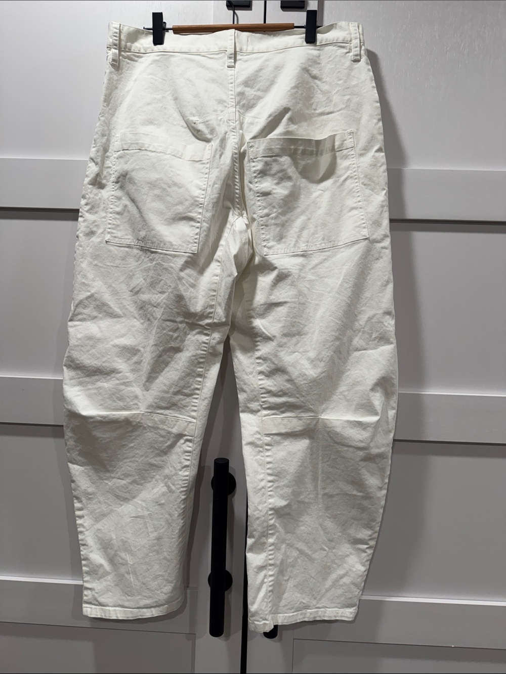 Nili Lotan shon pant off white  Wide-Leg Utility Pants - Picture 3 of 3